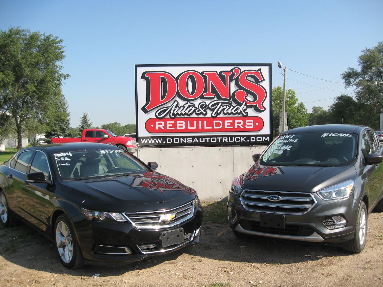 A repairable car from Don’s Rebuilders inventory