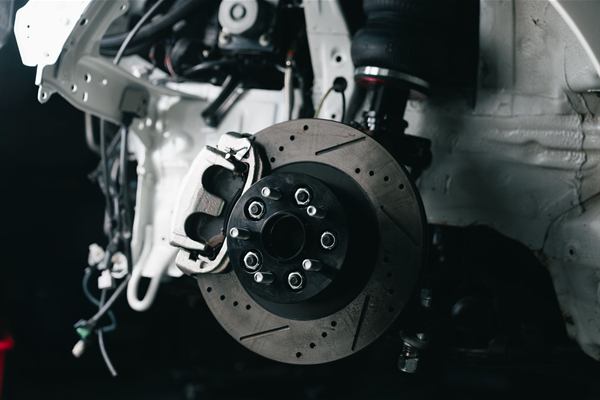 Rebuilt brake disc and caliper assembly